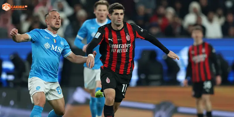 Sân Diego Armando Maradona rực rỡ trước trận Napoli vs Milan Serie A